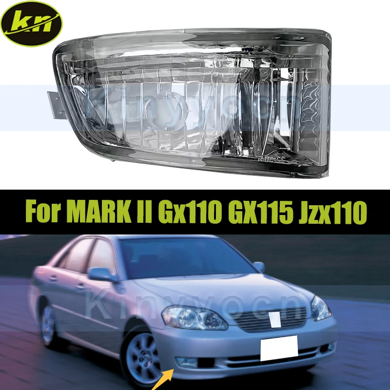 Front Bumper Fog Lamp Light For Toyota MARK II Gx110 GX115 Jzx110 2000-2004 Front Foglight Driving light