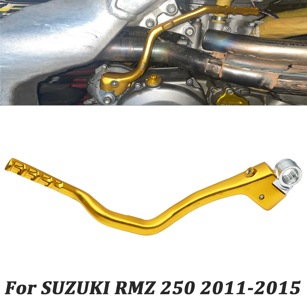 

Motorcycle Forged Kick Start Starter Lever Pedal For Suzuki RMZ250 RMZ450 RM Z250 Z450 2008-2013 2014 2015 2016 2017 2018 2019