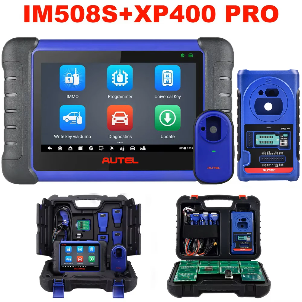 Autel MaxiIM IM508S IMMO Key Programmering Diagnostic Tools Auto OBD2 Programmeur Scanner Alle systemen 2 jaar Gratis update PK KM100