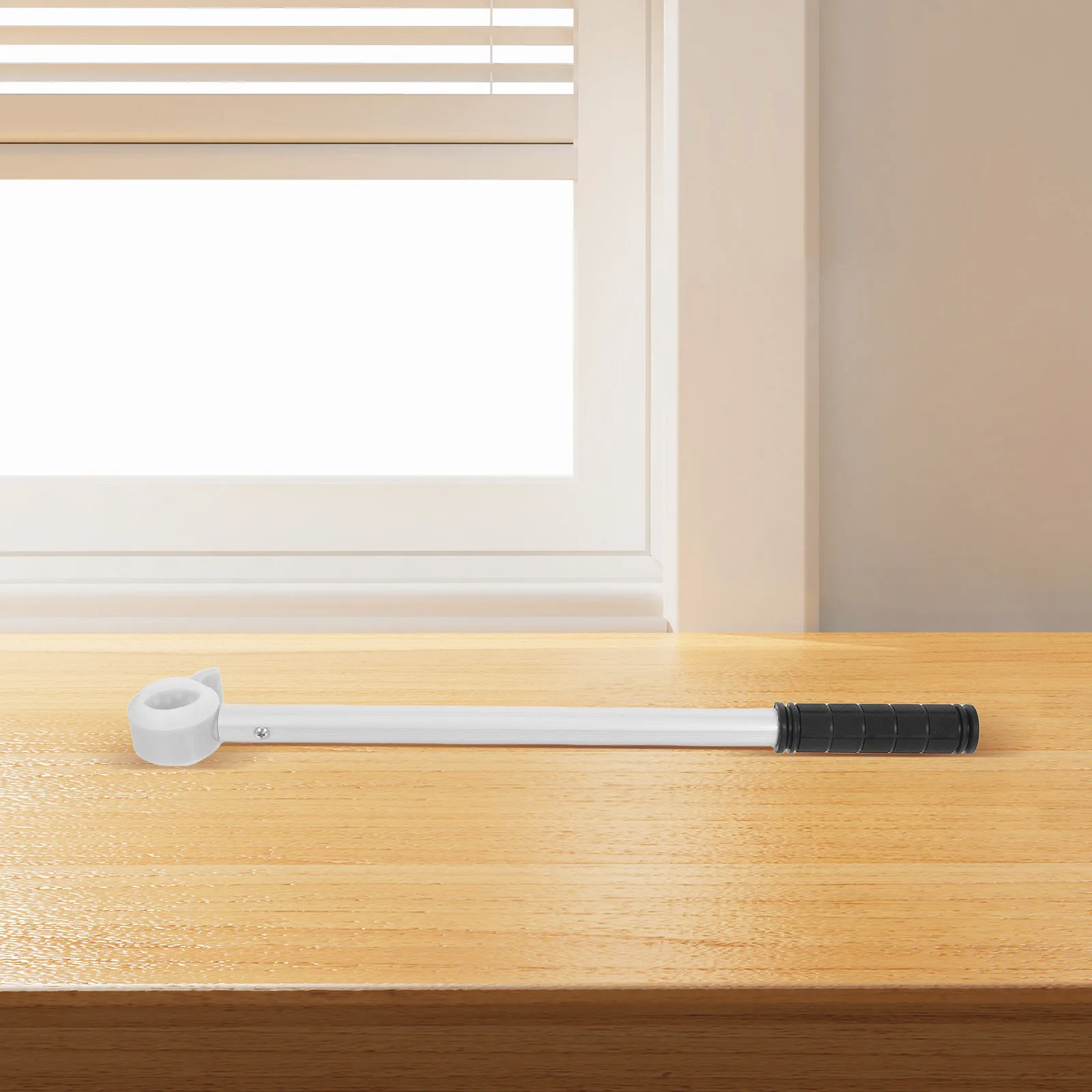 

Window Opener Tool Q Shaped Long Reach Metal Rod Hook for Bedroom Kitchen Living Room School Skylights Easy Window Opening