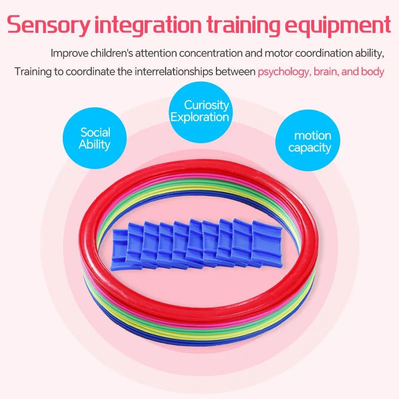 10pcs 내구성 민첩성 훈련 반지 휴대용 축구 축구 속도 민첩성 훈련 반지 스포츠 futbol 훈련 장비