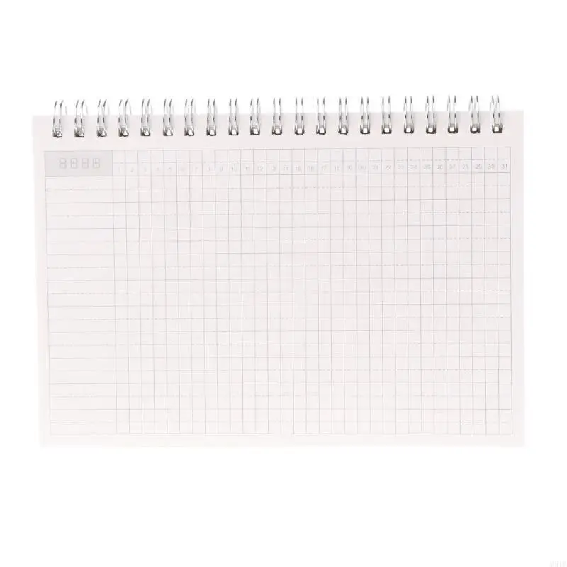 M5TB Planner Book Comiesięczny codzienny program harmonogram harmonogram