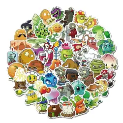 10/30/50PCS Cartoon Plants Vs Zombie Game Stickers Guitar Laptop Phone Fridge Skateboard Travel Luggage Graffiti Sticker Kid Toy