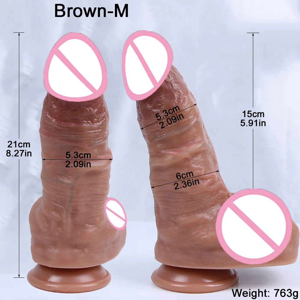 Super Realistic Dildo Soft Silicone Big Huge Penis Adult Dick Strap On Suction Cup Anal Sex Toys For Women Masturbation Hot Cock