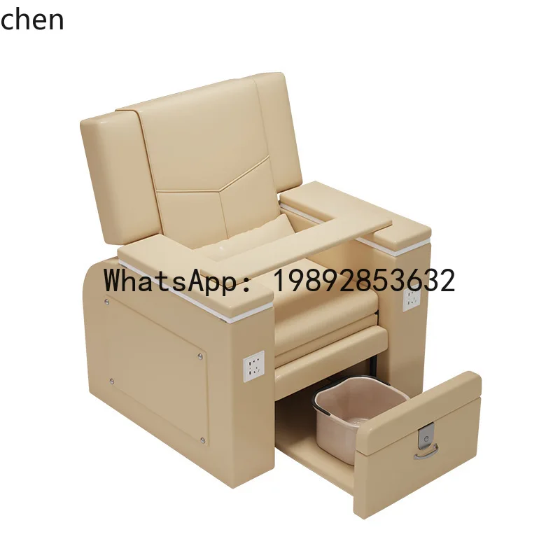 Immagine 5: Poltrona per Pedicure YFY con Vasca per Piedi SPA, Divano per Terapia dei Piedi, Poltrona Elettrica per Manicure