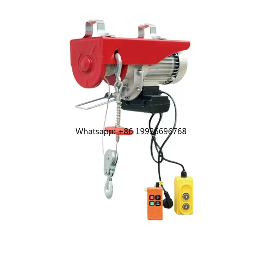 

Mini Micro Electric Wire Rope Hoist New Condition Steel Product for Lifting Goods Electric Hoist
