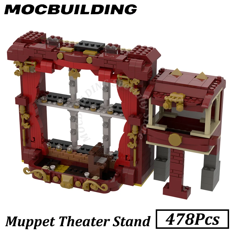 

Витрина для Минифигурок Muppets, витрина MOC, строительные блоки, кирпичные игрушки, строительный подарок для детей