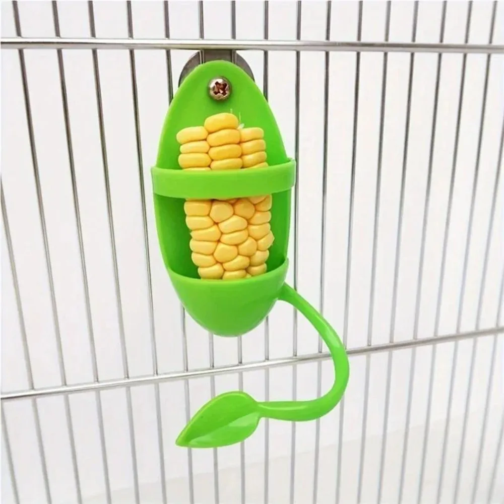 Vogel-Fruchtgabel, Tintenfischknochen-Halter, Futterhalter, Tintenfischknochen-Stütze, Papageienspielzeug für Wellensittiche und Nymphensittiche, interaktives Vogel-Kauspielzeug für Haustiere – Detail 3