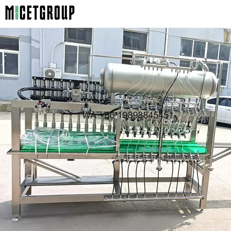 Wmwmnu for Customized 300BPH 500BPH 800BPH Isobaric Small Scale Glass Bottling Beer Beverage Liquid Bottles Filling