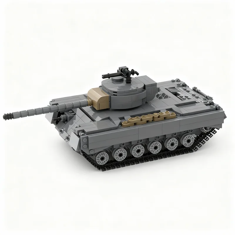 

675pcs MOC T26E5 Creator Model Building Blocks Construction Toy Christmas Gifts DIY Creative Idea Education Assemble Birthday