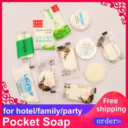 Free Shipping Portable Pocket Body Bath Washing Appliance Hotel Supplies Wholesale Good Quality Soap Independent Pack