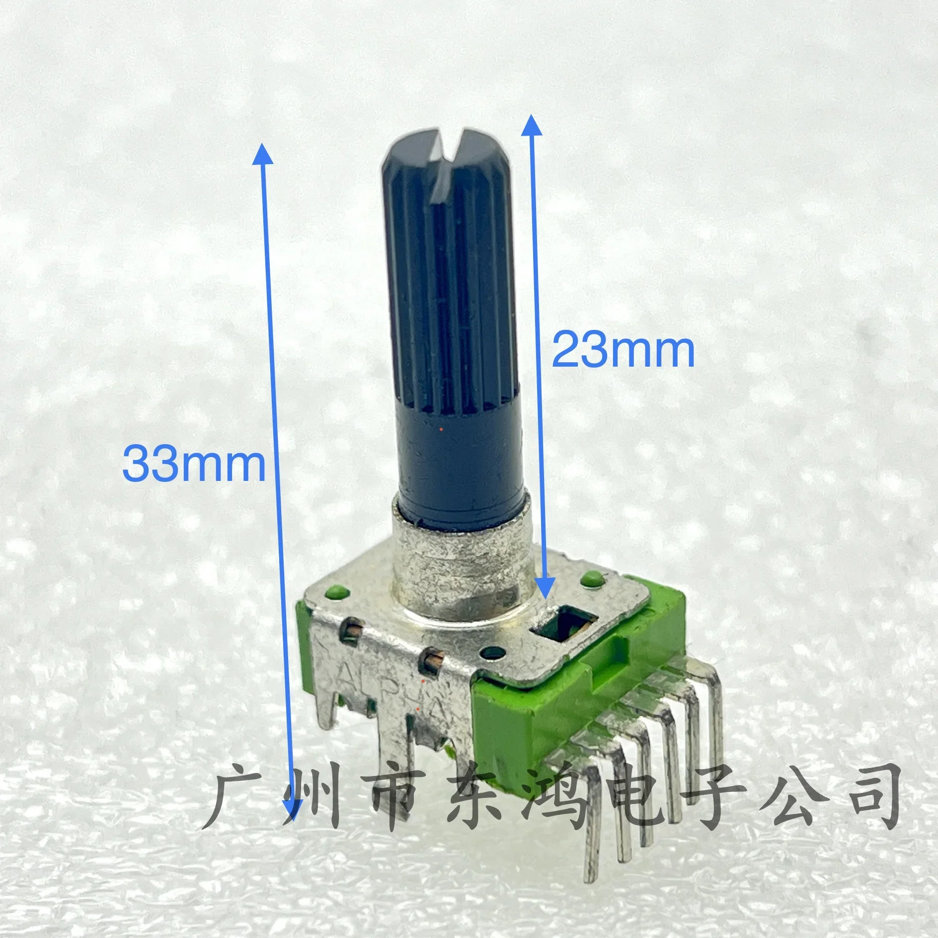 1 PCS Taiwan  RK12 rotary 6-pin Potentiometer with midpoint positioning JQ10K shaft length 23mm