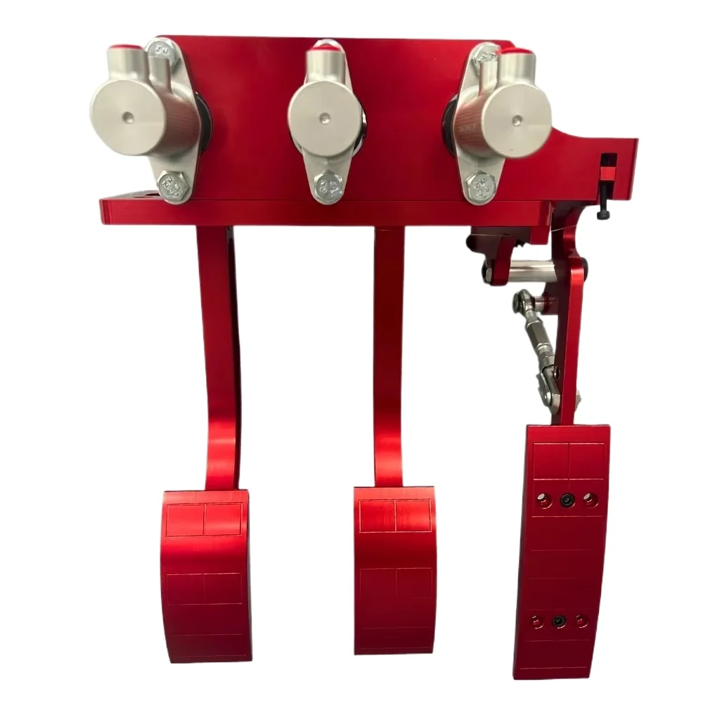 New racing car suspension three pedal box component made of aluminum, lightweight and durable, track trailer drifting racing car