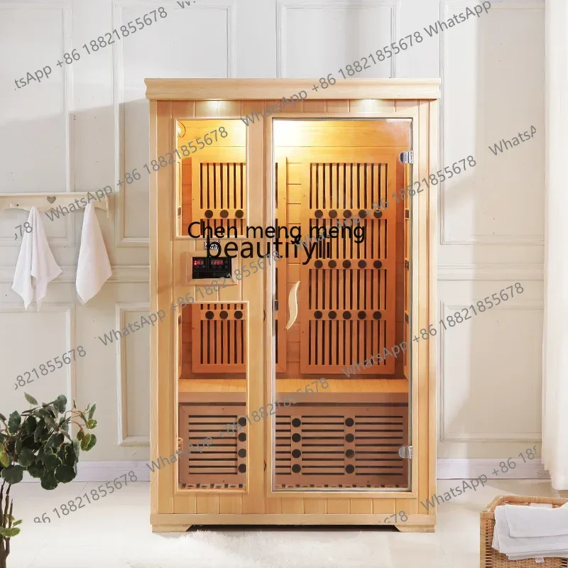 Family steam room single far infrared, sweat steam box sauna room light wave bath room physiotherapy