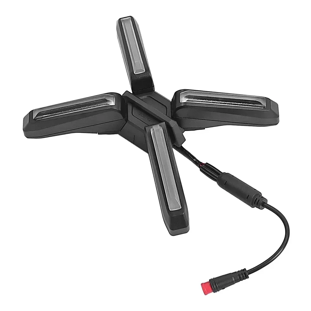 Phare avant Super lumineux 4W pour Scooter électrique Segway Ninebot ZT3 ZT3 Pro, pièces de feu avant en forme de X