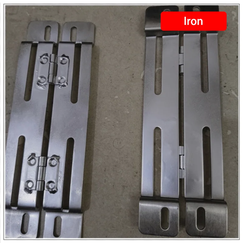 5pcs Square Damping Iron Hinge for Industrial Electrical Machinery Equipment Cabinet Random Stop Shaft Torsion Hinge