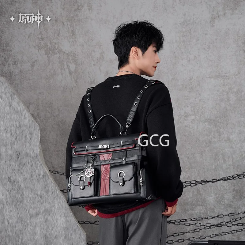 Genshin Impact Wriothesley Themed Backpack - Stylish GameDesign with Multiple Pockets | Impressions Series Official Product