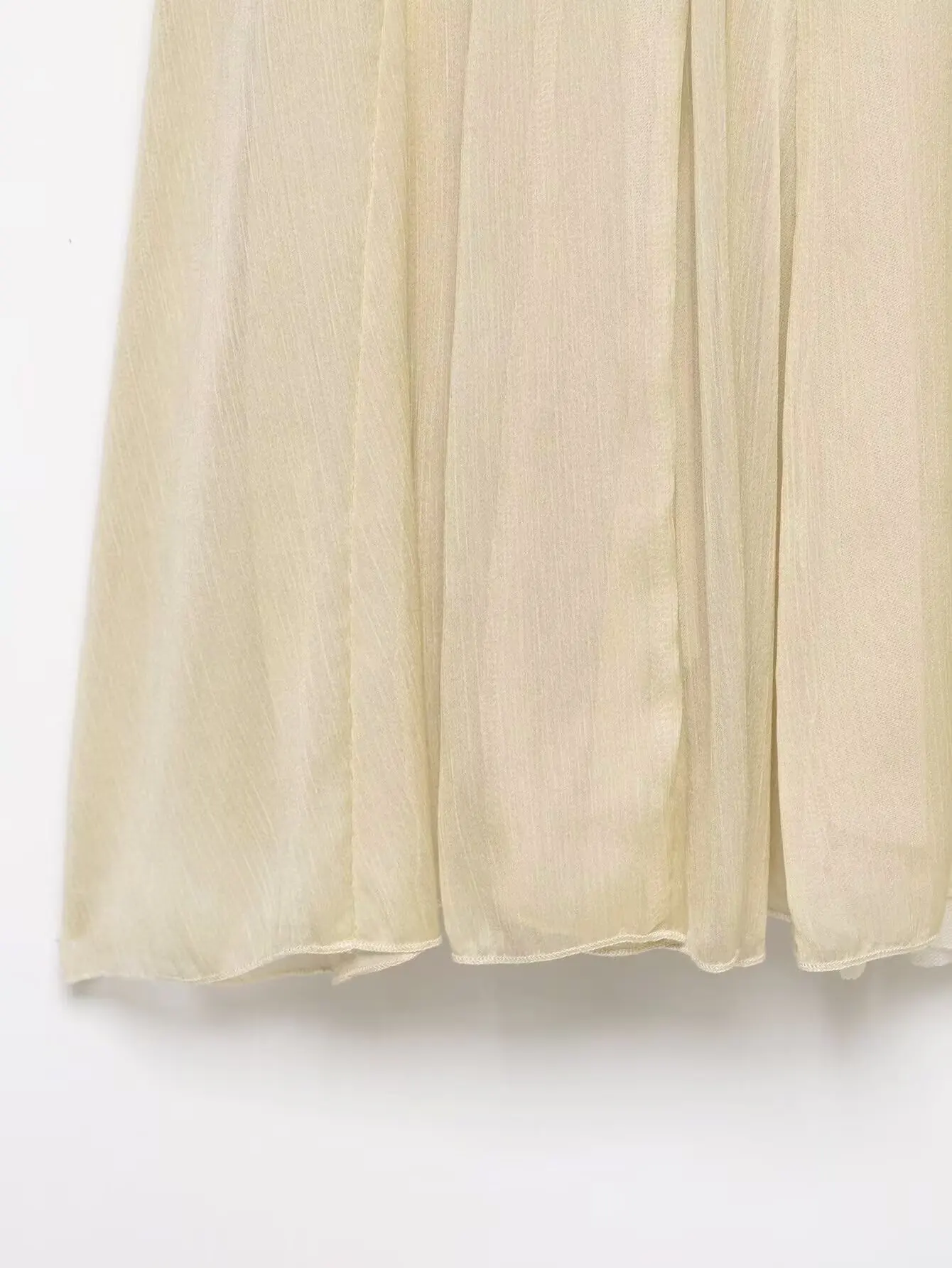 KONDALA Schicker Vintage Drapierter Moderner Patchwork-Party-Maxirock – Modischer Frühling 2026 Reißverschluss-Midirock für Damen im High-Street-Stil – Detail 7