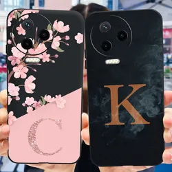 For Infinix Note 12 Pro 4G Case Note 12 2023 Fashion Initial Letters Soft TPU Phone Cover For Infinix Note12 Pro NFC X676B Funda