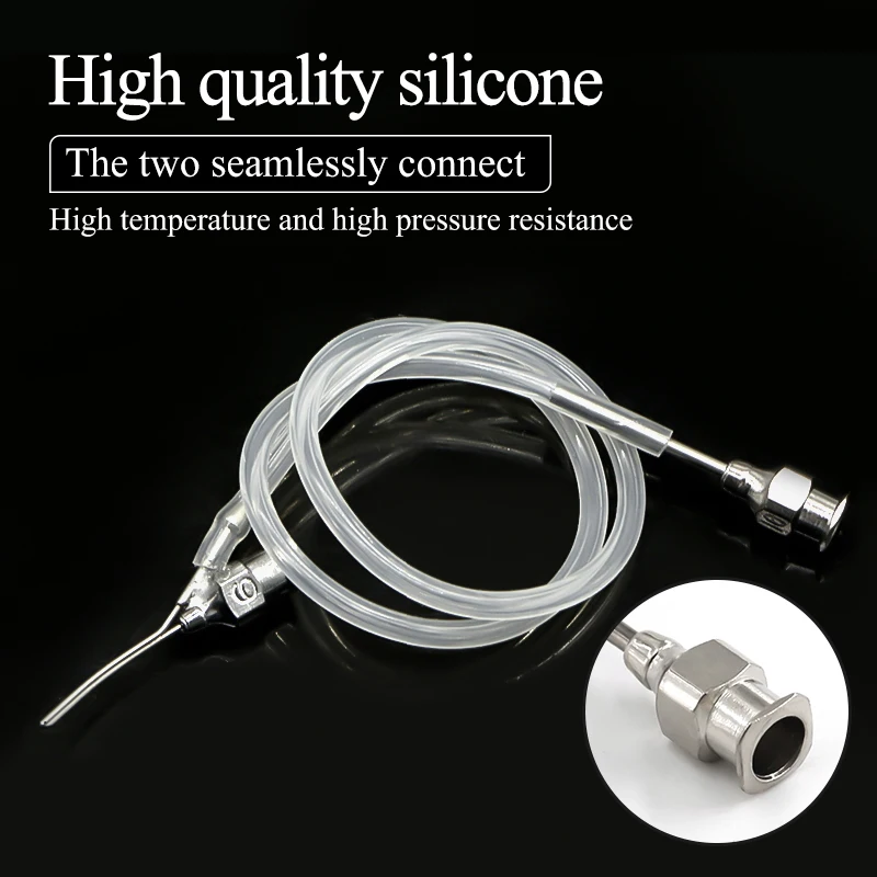 จักษุวิทยา 12 นาฬิกาอุปกรณ์ดูดเข็มดูดหลอดคู่ Ophthalmic ชลประทานเข็มเบอร์ 6 7 8 9 #