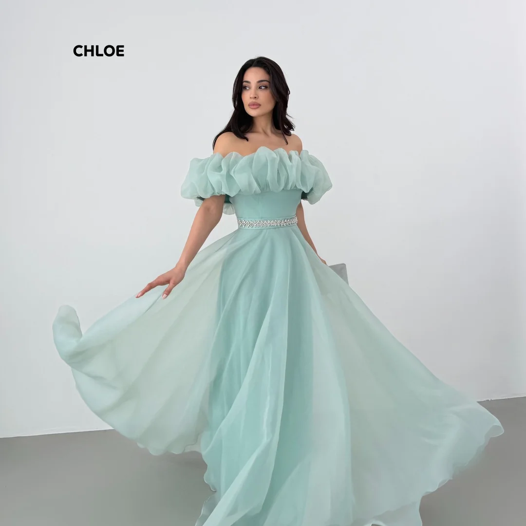 

Line A Elegant Evening Dresses for Woman Luxury Women's Elegant Party Dress Chiffon Special Occasion Dresses Customized Wedding