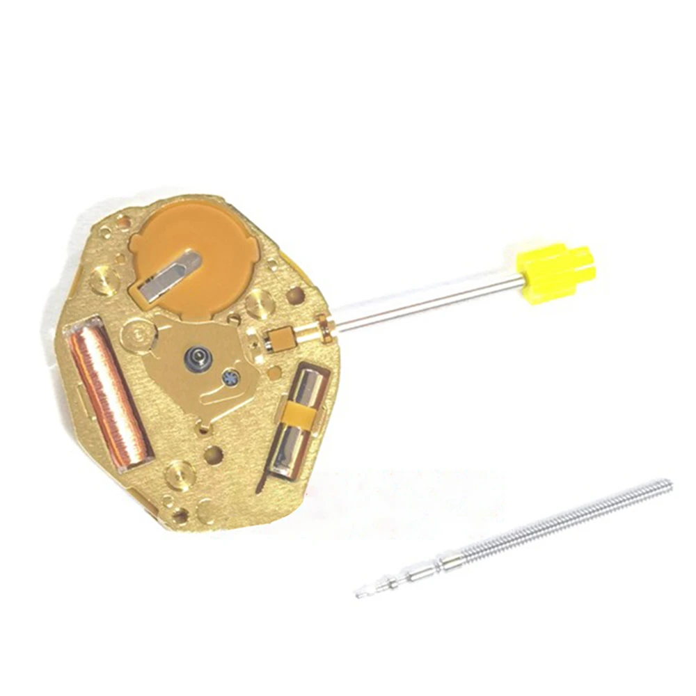 Reemplazo de movimiento de reloj de cuarzo de 3 pines con batería y vástago ajustable para accesorios de reparación de reloj GL30