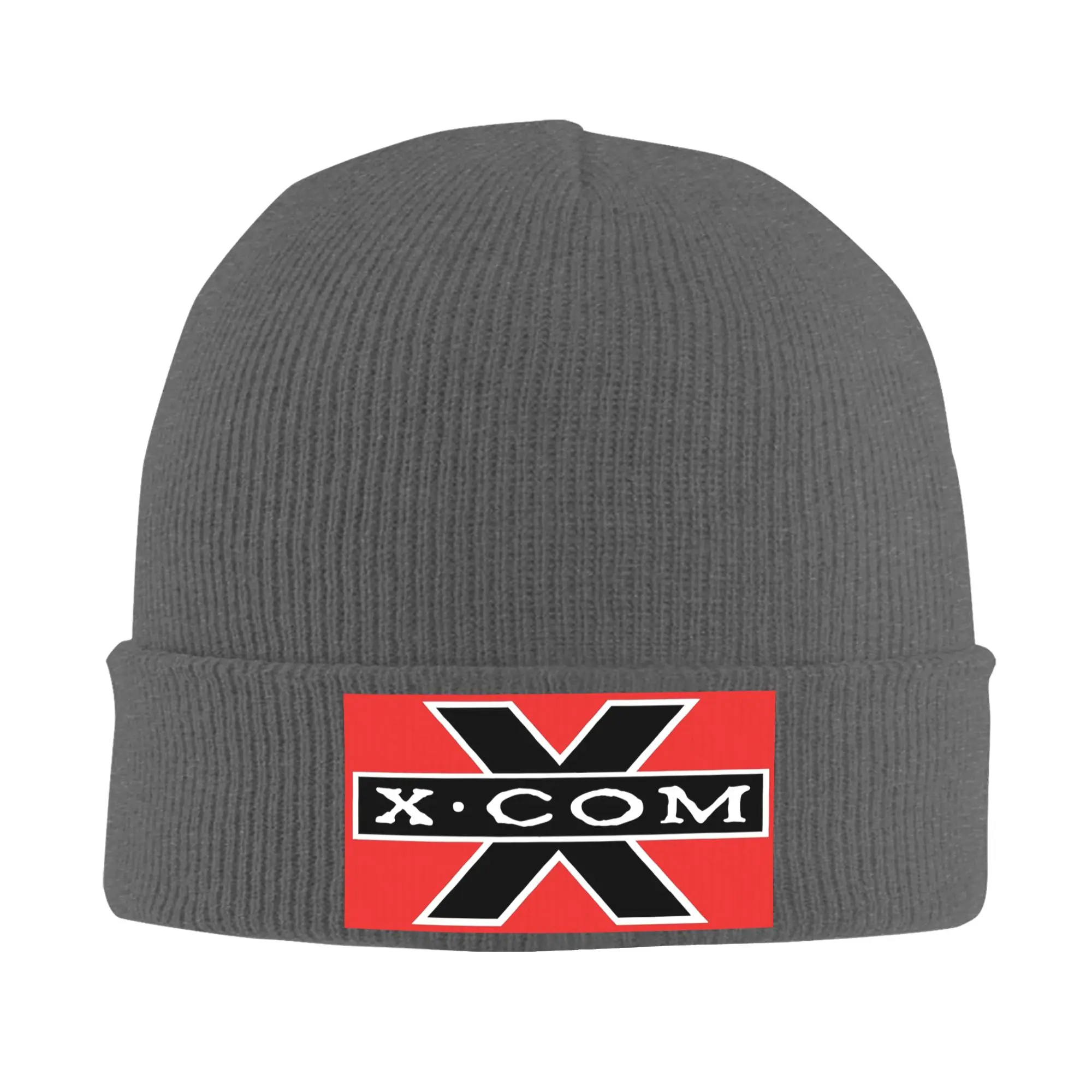 Xcom Enemy Unknown Classic Logo Winter Skullies Beanies Hat Warm Autumn Knitted Hats Bonnet Caps for Women Men