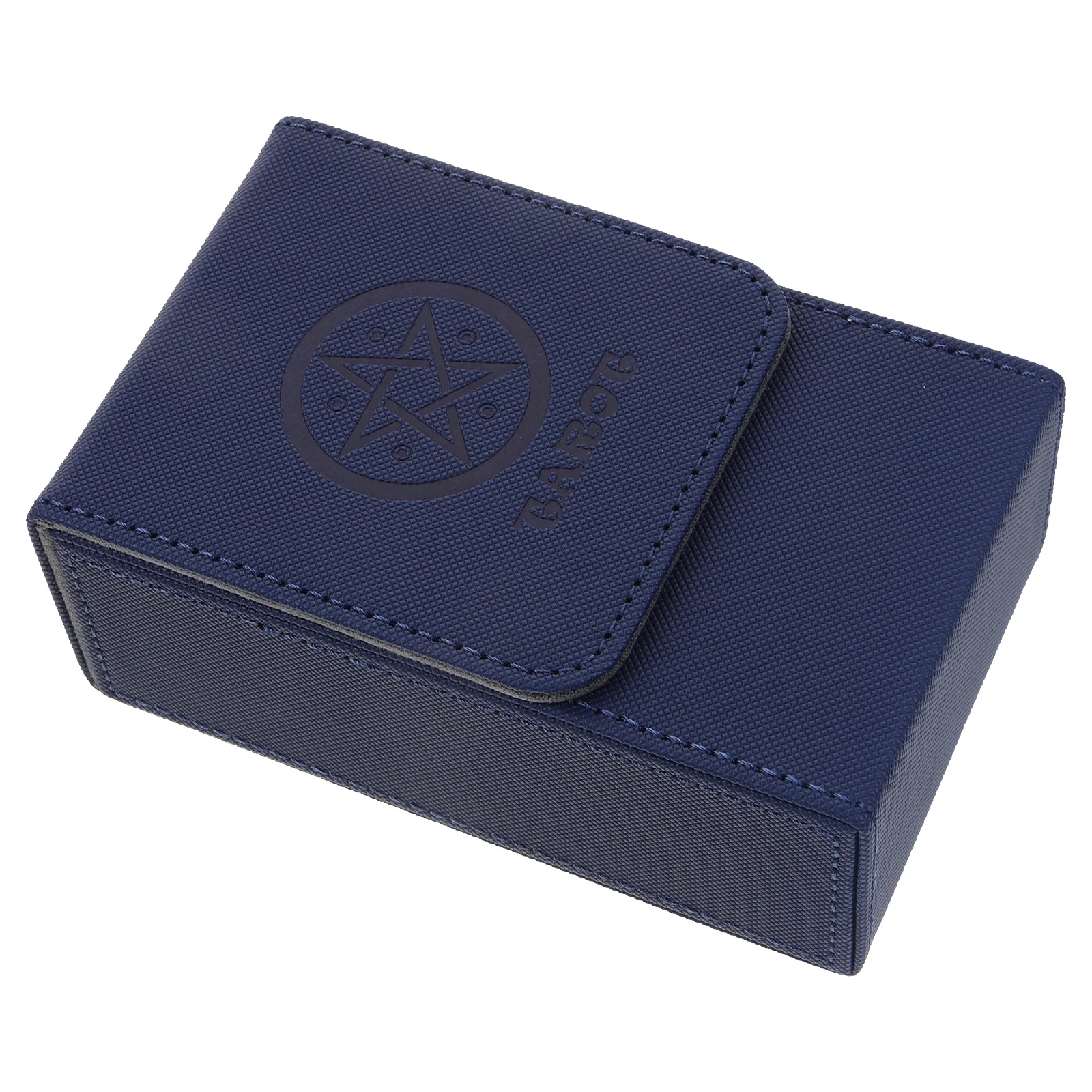 

Tarot Card Box Games Cards Holder Storage Container Organizer Accessories Canister Portable Compression PU Flannel Case