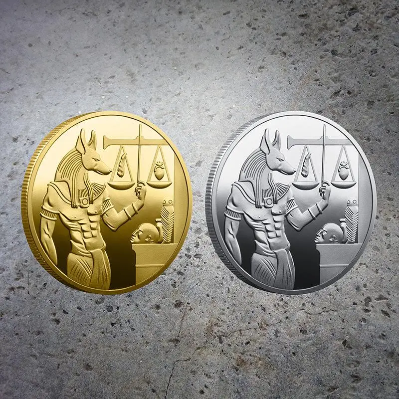 

Древний Египет Анубис Памятная Монета Страж Смерти Сувенир Коллекционная Медаль