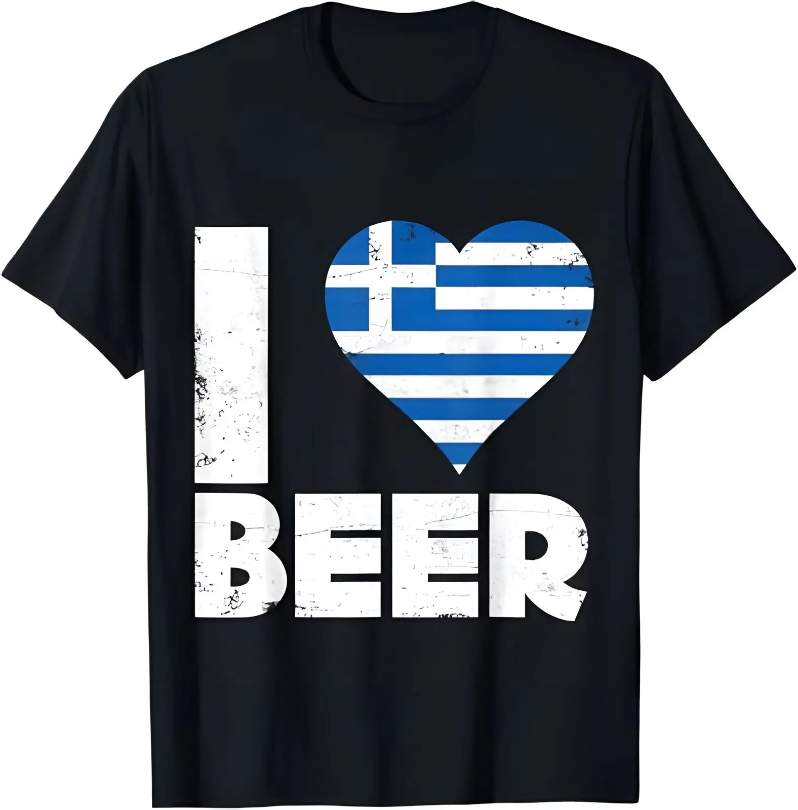 

Brand new, I Heart Greek Beer Greece Pride Drinking Love Home T-shirt
