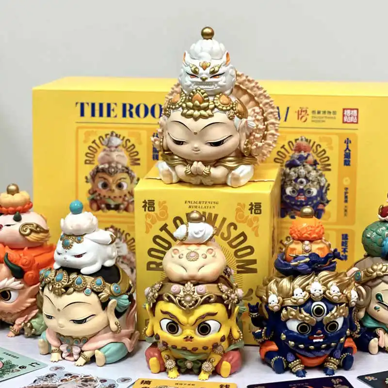 Fu Fu Tie Tie Root of Wisdom Series Blind Box ENLIGHTENING HIMALAYAN Chinese Immortals Mystery Box Toy Desk Adult Kid Gift