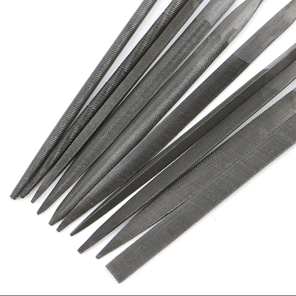 10Pcs 140mm Metal Needle Files Gold Silver Acid Solution Scrap Metal Jewelry Testing Test Kit