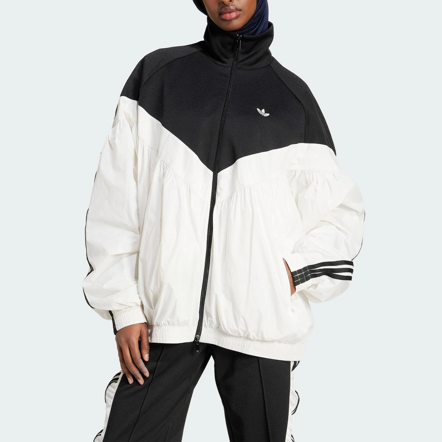 

Adidas Originals Trefoil Women's Striped Collar Jacket JZ6777
