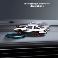 Car Interior Decoration Drift Tail Swing Rotating Toy Model Center Console Ornaments Swinging Tail Car Decor