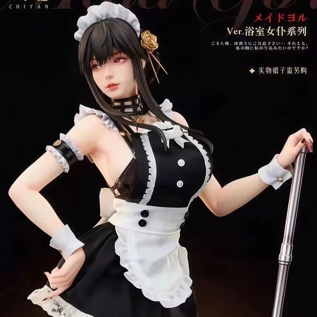 لعبة تمثال Android 18 Anime Maid GK قابلة للجمع - زخرفة حمام فتاة جميلة مصنوعة يدويًا مع عناصرين لشخصية الحركة