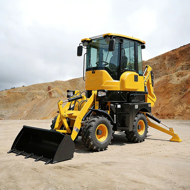 Customized Fuel-Efficient Superior Performance Front And Backhoe Loader Mini Articulated Backhoe Loader 4x4 Wheel Backhoe Load