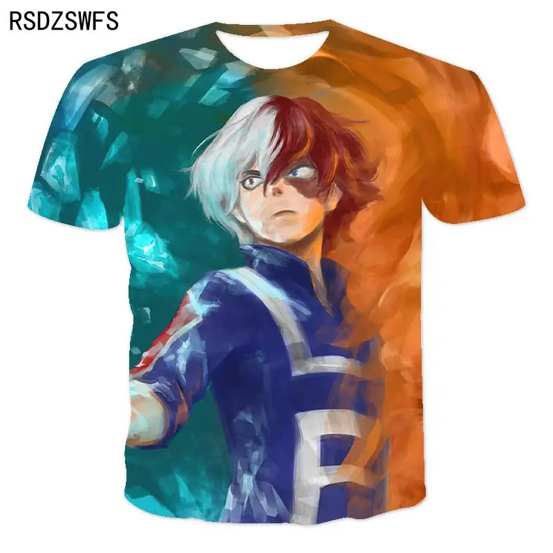 My Hero Academia Boku No Hero Academia 3D Print T Shirt Man Women Children Anime Streetwear Short Sleeve Boy Girl Kids Tops Tee