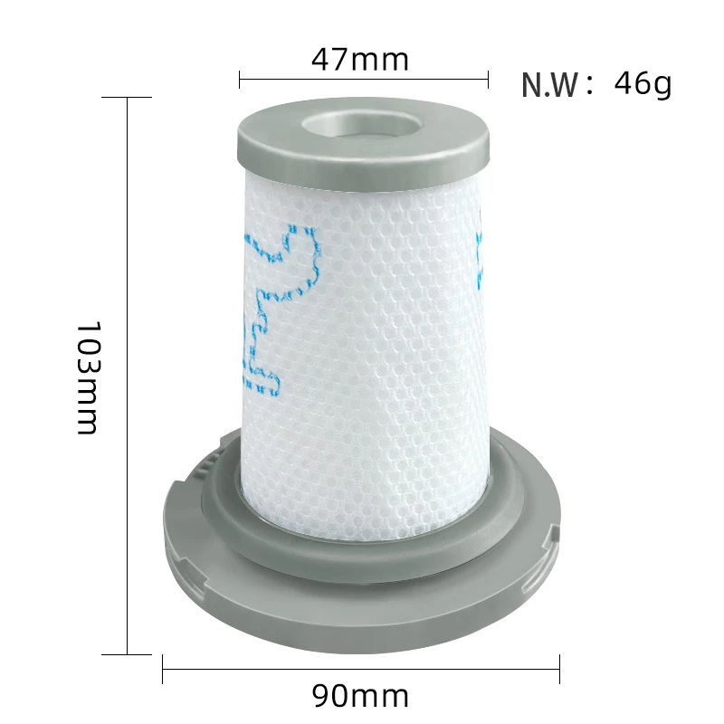 Filtro lavable para aspiradoras inalámbricas Rowenta ZR009006 x-force Flex 8,60 x-pert 6,60, accesorios de piezas