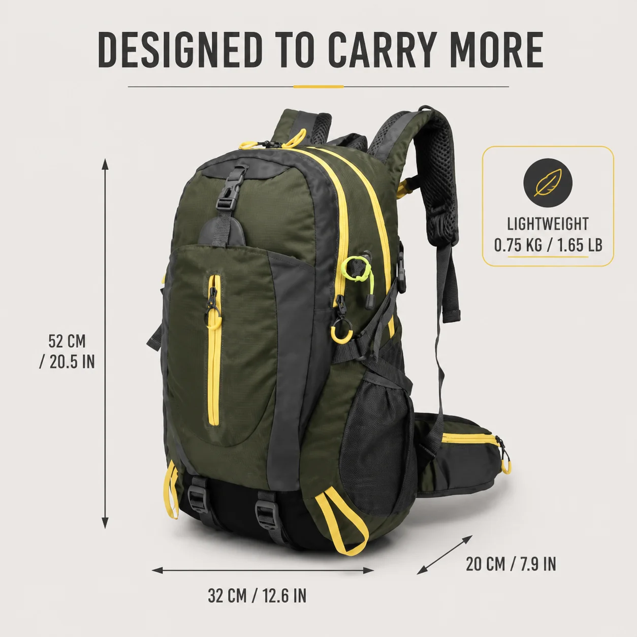 Multi-Pocket Outdoor Hiking Backpack 2