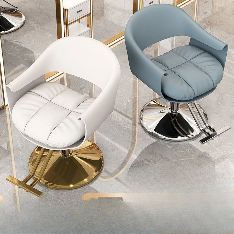 New Internet celebrity hair salon chair barber shop hair perm and dyeing chair hair salon special lift rotating fashion light