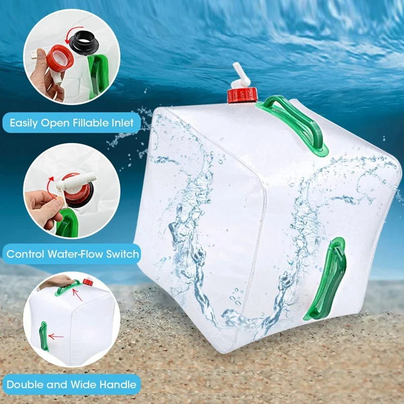 2Pcs Swimming Pool Ladder Weights 20L Universal Pool Step Weights Sand Bags Fillable Anchor Bag Container