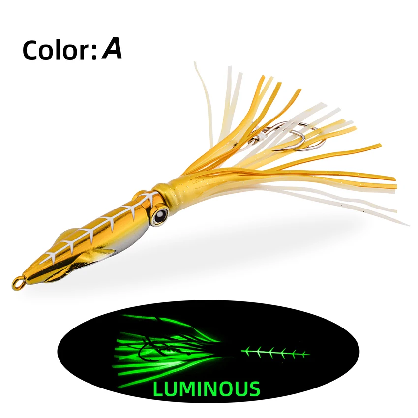 Hohe Qualität Locken Metall Kopf Octopus Rock Angeln Jigging Lure100g 250g Künstliche Köder Pesca Angeln Locken Harten köder Mit Haken – Detail 7