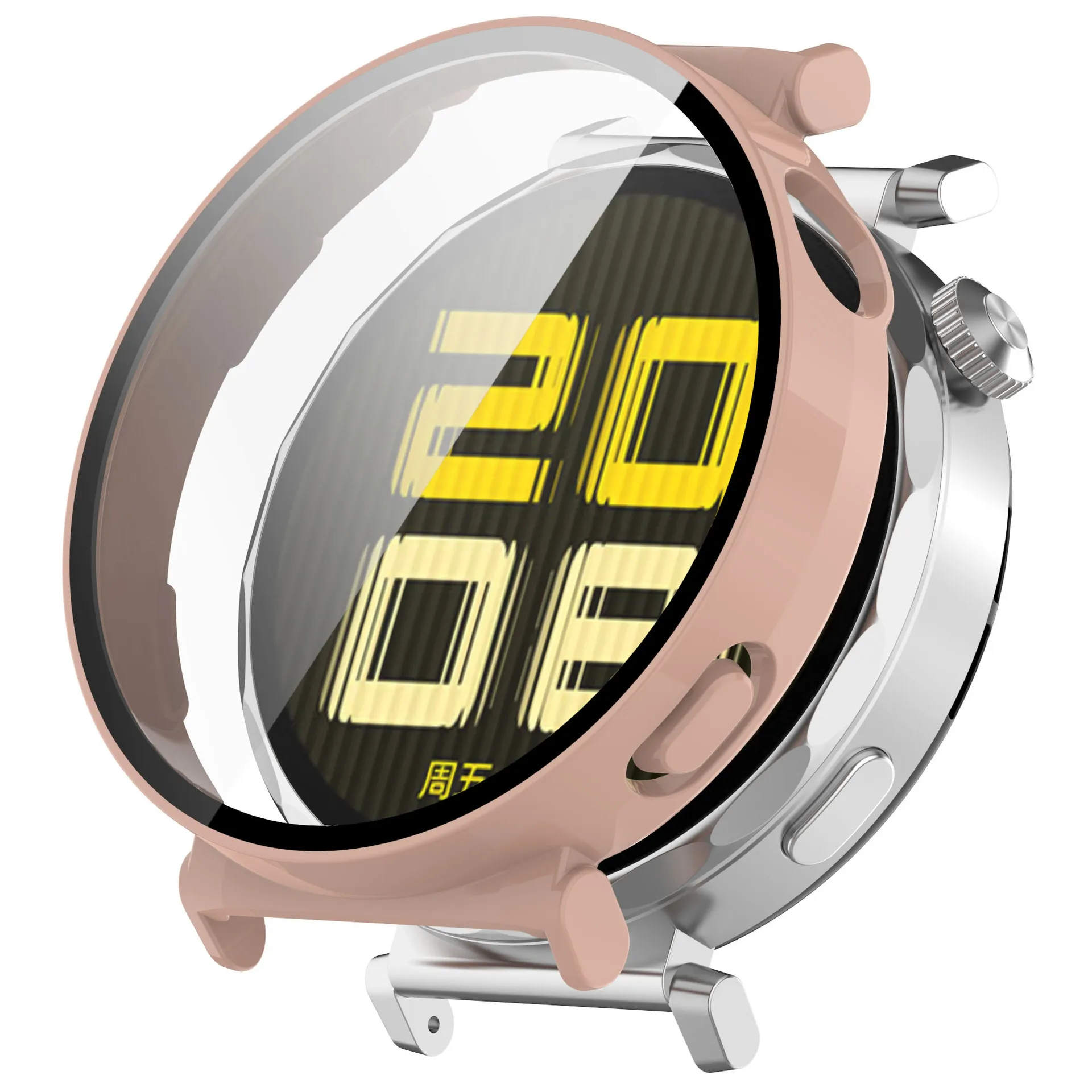 Protector de pantalla de vidrio para Huawei Watch GT 5/4, carcasa de borde duro, accesorios de cubierta protectora, 46mm, GT5 Pro, 42mm, GT4, 41mm