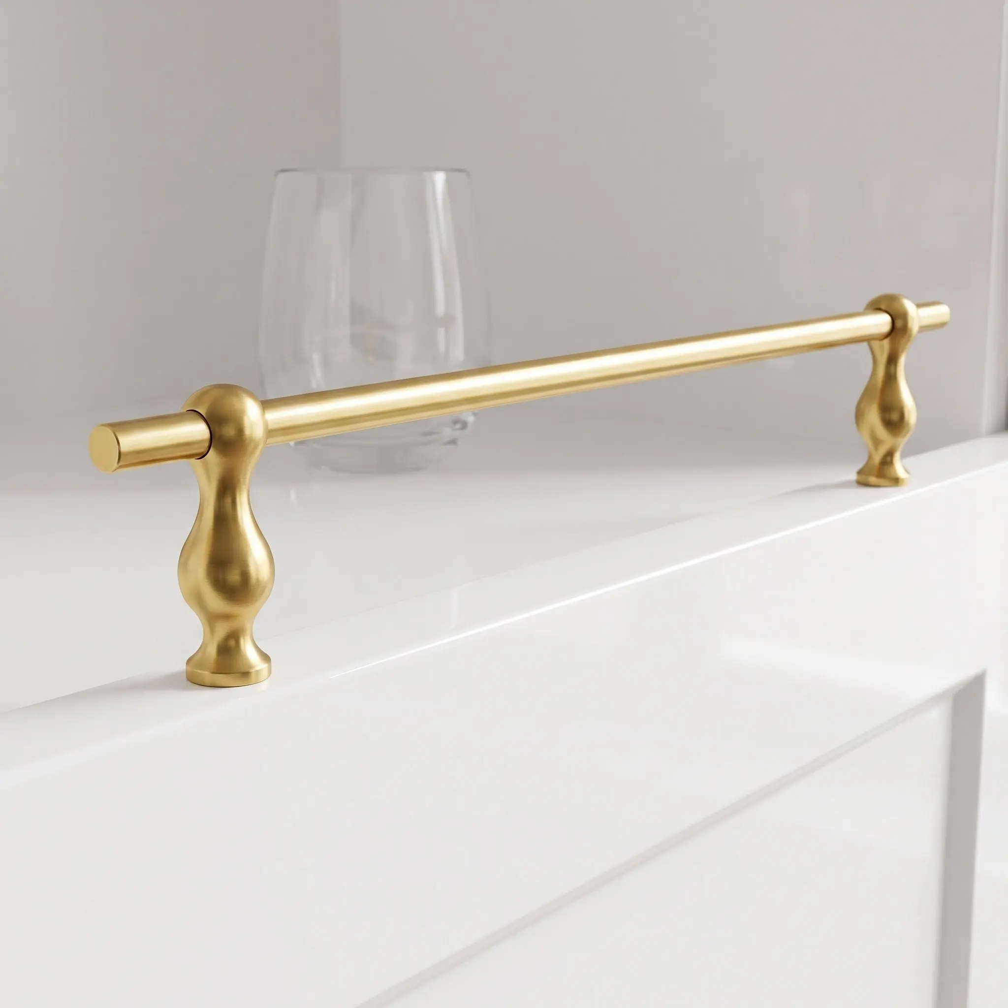 1Set Cabinet Edge Trim Gold Metal Shelf Rail Stable Anti Fall Strip for Kitchen Storage Shelf Guard Furniture Guard Strip