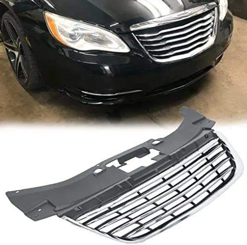 

Решетка радиатора ECOTRIC для Chrysler 200 2011-2014 годов — хромированная и черная, замена бамперной решетки