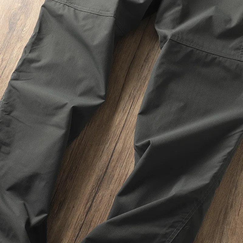 Outdoor Workwear Pants Men's Loose Fleece Lined Thick Soft Hiking Pants Windproof Waterproof Polyester Fiber Straight Leg