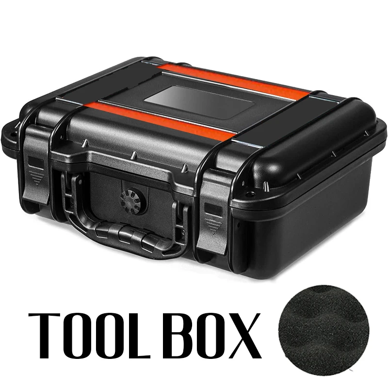 Tool Box Large Waterproof Hard Case Camera Equipment Toolbox Organizer Shockproof  Instrument Case Suitcase Tool Storage Box