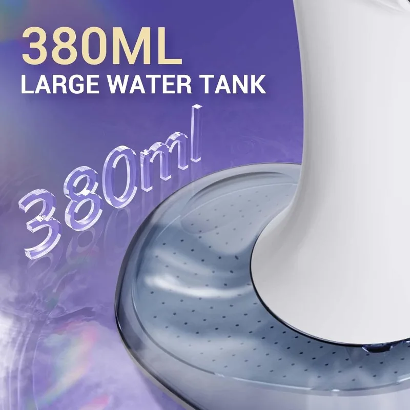 مكواة بخار للملابس المحمولة مع قفازات كي الفرشاة، مكواة بخار للملابس بقدرة 1350 وات مع خزان 380 مل، مكواة بخار من القماش المحمولة بإيقاف تلقائي