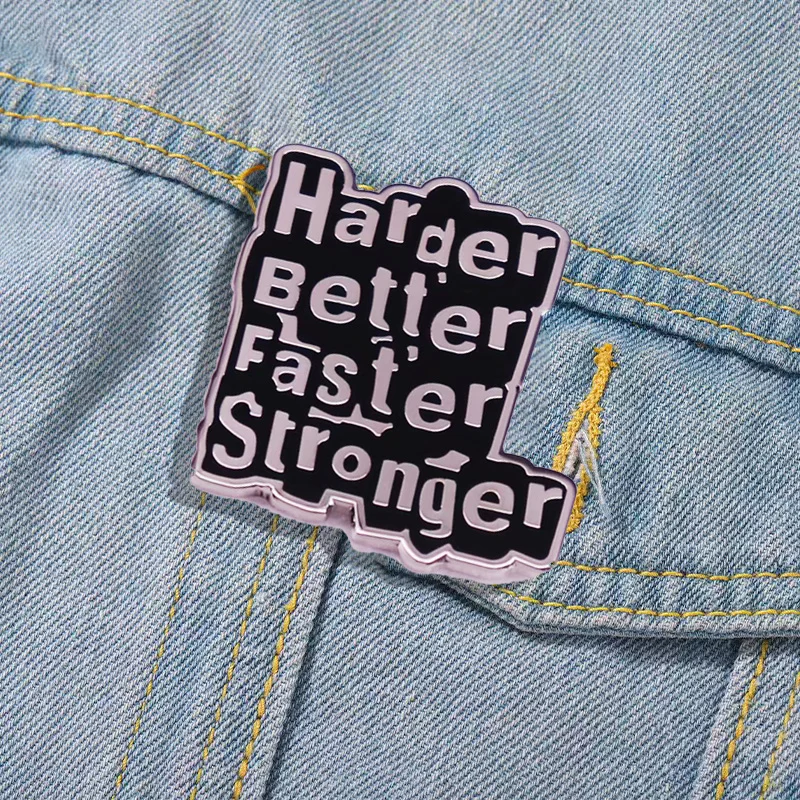Broche en émail Daft Punk Rock Band, plus dur, plus fort, chanson, insigne de musique, veste, chapeau en denim, accessoires de bijoux
