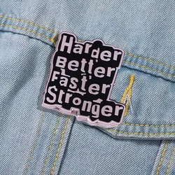 Daft Punk Rock Band Enamel Pin Harder Better Stronger Brooch Song Music Badge Jacket Denim Hat Jewelry Accessories